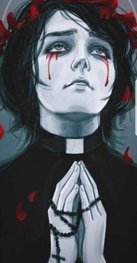 My Chemical Romance Wallpaper, I Love Mcr, Emo Art, Black Parade, Romance Art, Arte Obscura, Fantasy Male, Arte Inspo, Gerard Way