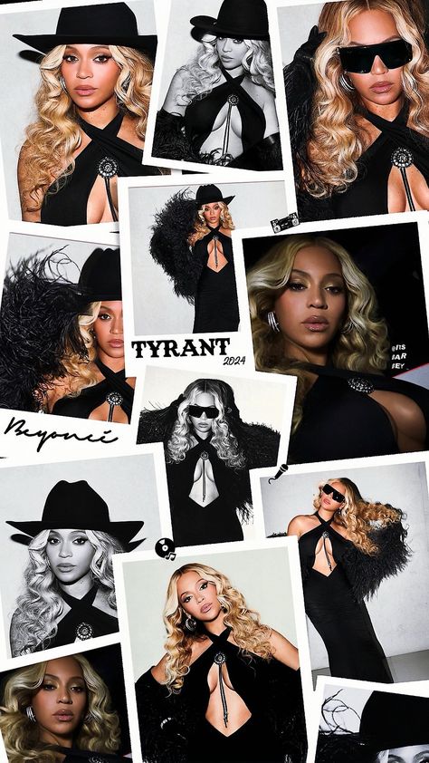 Beyoncé Collage, Cowboy Carter Aesthetic, Beyonce Wallpaper Aesthetic, Beyonce Collage, Beyonce Aesthetic, Beyonce Wallpaper, I Am Sasha Fierce, Polaroid Wallpaper, Black Wallpaper Aesthetic