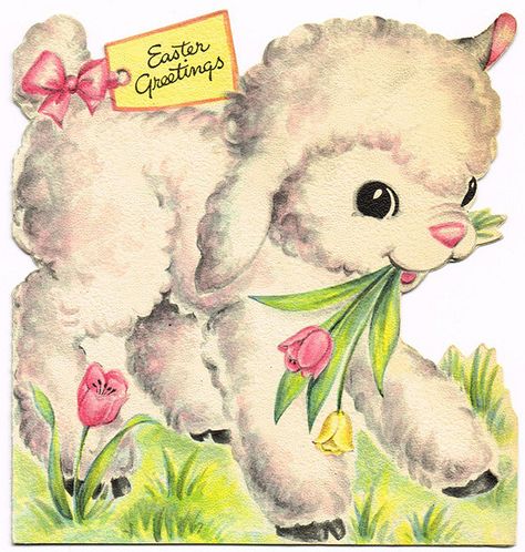 https://flic.kr/p/e73NRy | Easter Greetings | vintage Hallmark Easter card Vintage Easter Cards, Easter Lamb, Easter Images, Easter Parade, Easter Greeting Cards, Easter Wishes, Easter Art, Easter Printables, Images Vintage