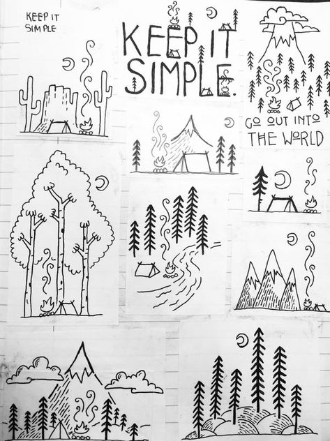 Tattoo Zeichnungen, Art Drawings Sketches Pencil, Art Drawings Sketches Creative, Bullet Journal Doodles, Art Drawings For Kids, Journal Doodles, Simple Doodles, Art Drawings Sketches Simple, Bullet Journal Inspiration