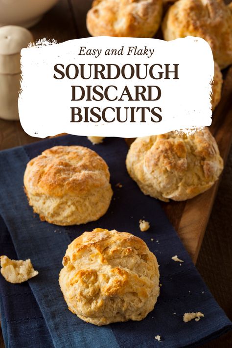 Easy Sourdough Discard Biscuits: Flaky and Delicious - The Heartwood Homestead Sourdough Discard Biscuits, Discard Biscuits, Sourdough Biscuits, Easy Sourdough, Drop Biscuits, Sourdough Discard, Buttermilk Biscuits, Sourdough Recipes, Sourdough Starter