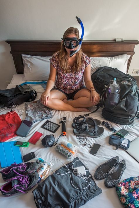 We left with one carry on backpack for our trip around the world. This is what we think of our Round the World trip gear after 3 months. Osprey Farpoint, Pack Like A Pro, Round The World Trip, Single Travel, World Trip, Sea To Summit, 3dprinting Design, Travel Dress, Packing Cubes