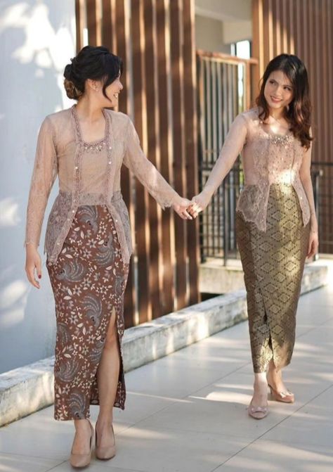 Model Kebaya Modern Wisuda, Model Rok Kebaya, Model Kebaya Modern Brokat, Wisuda Outfit, Kebaya Bali Modern, Outfit Kondangan Simple, Kebaya Wisuda Modern, Kebaya Simple, Mix And Match Outfits Hijab