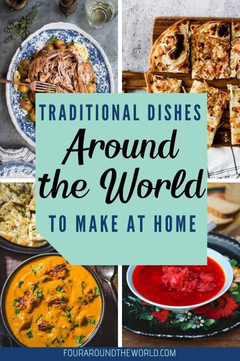 Around The World Food, Recipes From Around The World, Foreign Food, Traditional Dishes, Traditional Recipes, Signature Dishes, Cuisine Recipes, Global Recipes, World Recipes