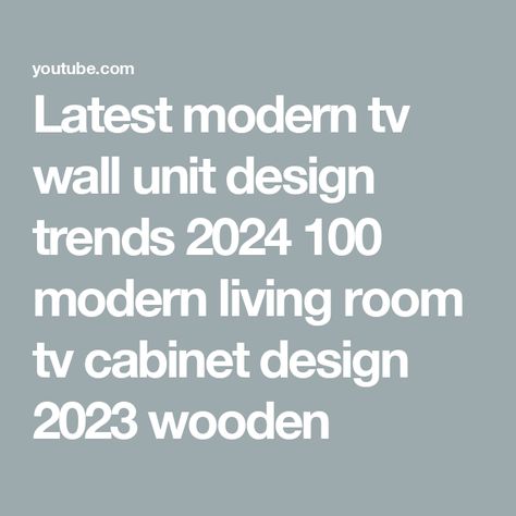 Latest modern tv wall unit design trends 2024 100 modern living room tv cabinet design 2023 wooden Trending Tv Unit Designs 2024, Latest Tv Unit Design Modern 2024, Latest Tv Unit Design Modern, Modern Tv Wall Unit, Room Tv Cabinet Design, Tv Cabinet Ideas, Latest Tv Unit Designs, Tv Cabinet Designs, Modern Living Room Tv