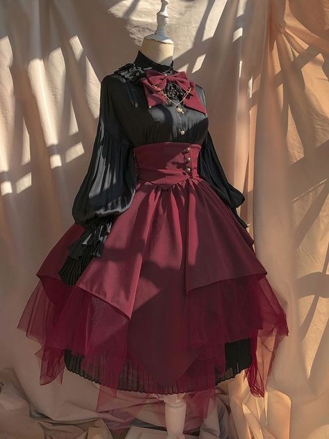 Old Fashion Dresses, Anime Dress, Kawaii Clothes, Cosplay Outfits, Rave Outfits, Lolita Dress, Gothic Lolita, Lolita Fashion, Kawaii Fashion