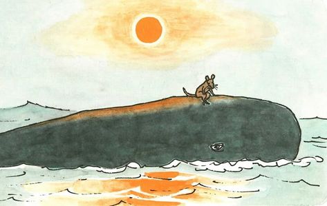 William Steig’s Books Explored the Reality That Adults Don’t Want Children to Know About | The New Yorker Island Illustration, William Steig, Child Life Specialist, Cartoon Books, Big Animals, Afraid Of The Dark, Children's Literature, Folk Tales, Dark Night