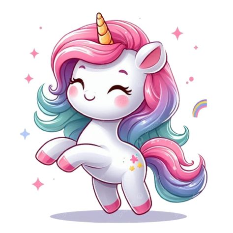 Unicornio Cute, Cartoon Png Transparent, Unicorn Vector, Happy Unicorn, Unicorn Clipart, Unicorn Painting, Sticker Cartoon, Unicorns Clipart, Unicorn Illustration