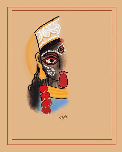 Kali Painting, Durga Ma, Kali Maa, Kali Hindu, Kali Ma, Maa Kali, Kali Goddess, Maa Durga, Lord Shiva Pics