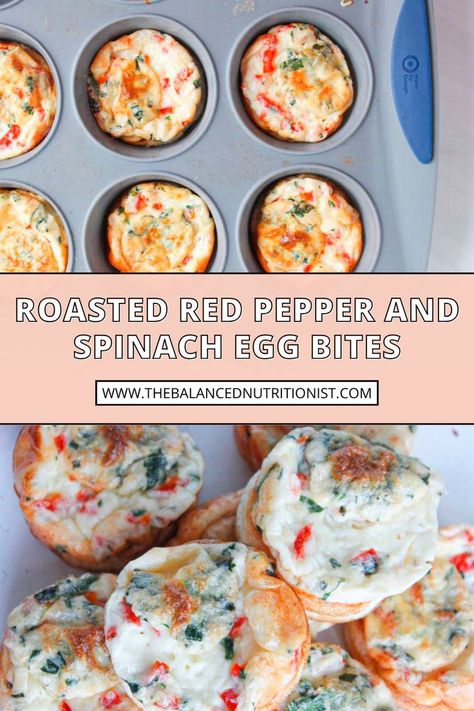 Learn how to make starbucks roasted red pepper egg bites easily with this recipe! These roasted red pepper egg bites are flavorful, cheesy, and a copycat of your fave Starbucks egg white bites. The best part? You don’t need a sous vide machine and you can make ’em right in your oven! Roasted Red Pepper Egg Bites, Red Pepper Egg Bites, Pepper Egg Bites, Starbucks Egg White Bites, Egg White Bites, Starbucks Sous Vide Eggs, Sous Vide Machine, Starbucks Egg Bites, Egg Bites Recipe