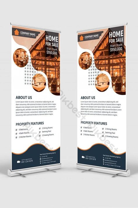 Rollup Banner Design, Rack Card Design, Rack Card Templates, Rack Cards Design, Property Business, Brochure Cover Design, School Poster, Real Estate Flyer Template, Rack Card