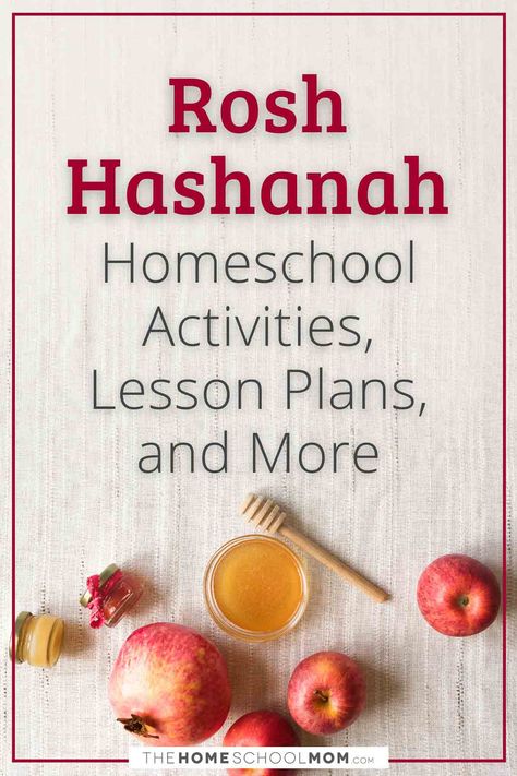 Rosh Hashanah Homeschool Activities, Lesson Plans, and More Rosh Hashanah Traditions, Rosh Hashana Crafts, Hebrew School Activities, Yom Teruah, Feasts Of The Lord, Jewish Learning, Jewish Celebrations, Hebrew School, Lesson Plans For Toddlers