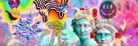 Twitter Header Trippy, Youtube Header, Aesthetic Trippy, Only Aesthetic, Twitter Header Photos, In Aesthetic, Header Photo, Twitter Headers, Aesthetic Blue