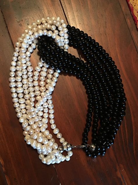 YES, these huge pearls have naturally and entirely grown up into real oysters! Proud to present this incredible jewel: hold on tight! This is definitely something you do not want to miss: an incredible genuine seawater Akoya-pearl 4-strand necklace, together with superb genuine black onyx pearls! Akoya Baroque pearls are unique pieces, as unique is this beautiful necklace: there is none like it in the world, because Baroque pearls are all different from each other. That's why I said that, by buy Genuine Pearl Necklace, Take A Breath, Akoya Pearls, Beautiful Necklace, Black Pearl, Strand Necklace, Baroque Pearls, Black Onyx, Beautiful Necklaces