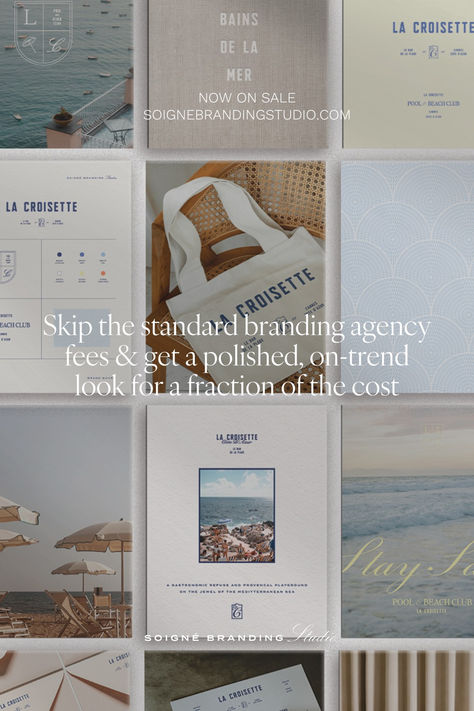 A Riviera-inspired brand suite with a Cannes-cool feel including logos, brand marks, color palette, typography selections and more. Brand Suite, Hospitality Branding, Jewel Of The Seas, Restaurant Website, Hotel Website, Brand Fonts, Restaurant Branding, Discovery Call, Lets Do It