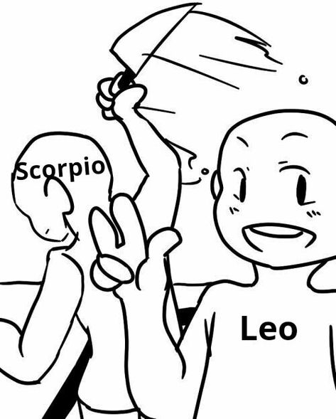 Leo X Scorpio, Scorpio Drawing, Scorpio Art, Virgo And Taurus, Leo And Scorpio, Zodiac Signs Scorpio, Draw The Squad, Zodiac Signs Astrology, Anime People