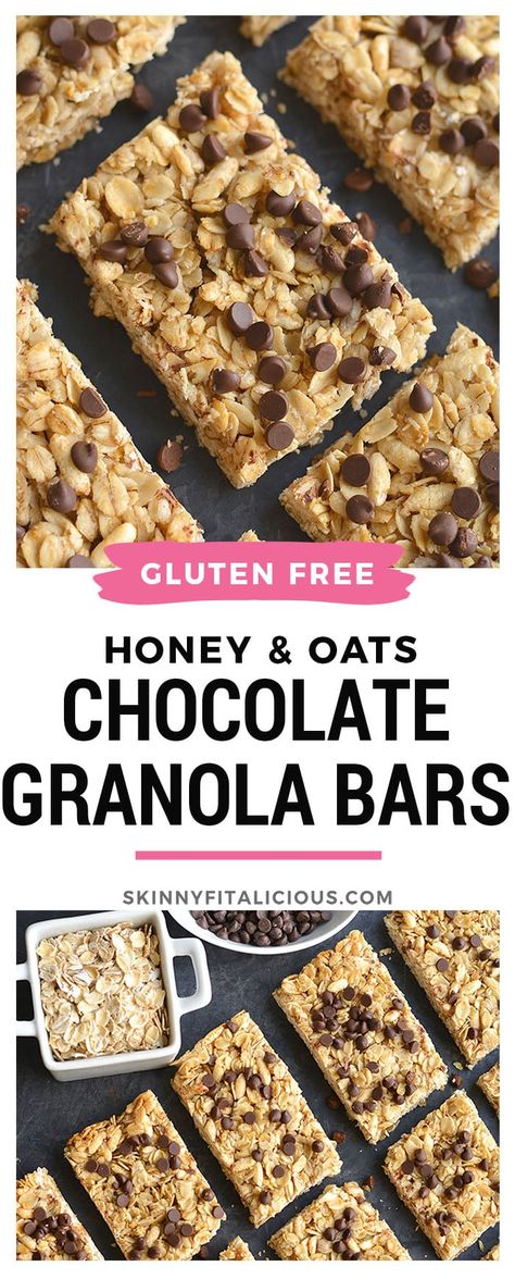 Dairy Free Granola Bars, Nut Free Granola Bars, Gluten Free Granola Bars, Nut Free Desserts, Nut Free Granola, Easy Homemade Snacks, Chocolate Chip Granola, Nut Free Snacks, Chocolate Granola Bars