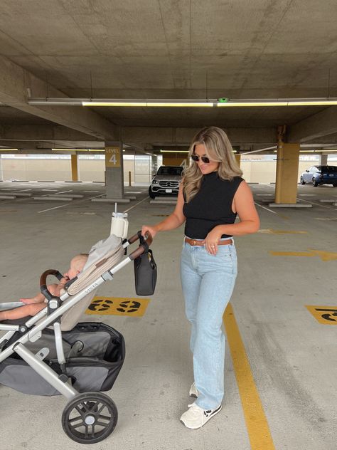 on the go mom with her baby in stroller Insta Mom Aesthetic, Suburban White Mom Aesthetic, Lunch With Mom Aesthetic, Preppy Mom Aesthetic, Clean Mom Aesthetic, That Mom Aesthetic, Mom Car Aesthetic, Young Mom Aesthetic, Girl Mom Aesthetic