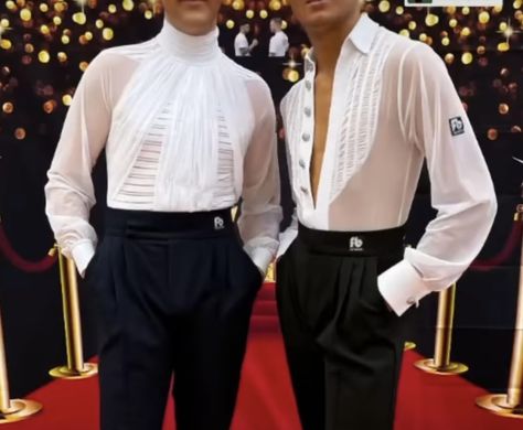 Ballroom Outfit Men, Ballroom Dance Outfits, Salsa Dancing Outfit, Mens Ballroom, Dance Style Outfits, Latin Men, Latest Fashion Dresses, Dance Fashion, Mens Bow Ties