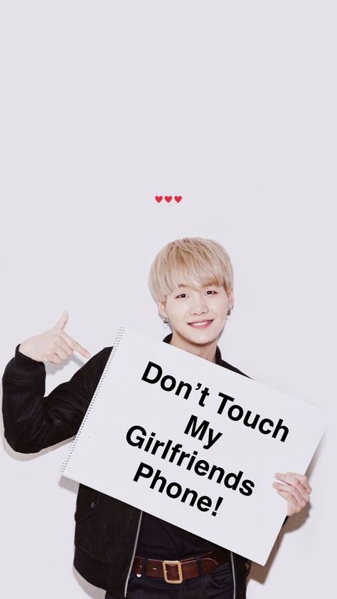 BTS Yoongi/Suga Lockscreen♡ | Wiki | Dont Touch My Phone Bts, Don't Touch My Phone Wallpapers Bts, Suga Lockscreen, Wallpaper Layar Kunci, Yoongi Wallpaper, Min Yoongi Wallpaper, Funny Lockscreen, V Bts Wallpaper, Bts Aesthetic Wallpaper For Phone