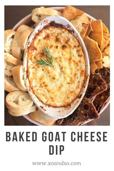 Baked Goat Cheese Dip, Goat Cheese Recipes Appetizers, Cheese Recipes Appetizers, Goat Cheese Dip, Goat Cheese Appetizer, Baked Goat Cheese, Graduation Party Foods, Goat Cheese Recipes, Party Appetizer