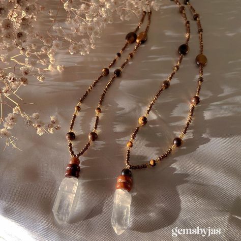 🪄⊹ jasmin ⊹✨’s Instagram post: “⊹tree roots ⊹ crafted with assorted tigers eye gemstones, I wanted this necklace to have more of a masculine energy. Hues of brown and…” Masculine Necklace, Masculine Energy, Tree Roots, Tigers Eye Gemstone, Tigers Eye, Tiger Eye, Gemstone Necklace, Tigers, Gold Necklace