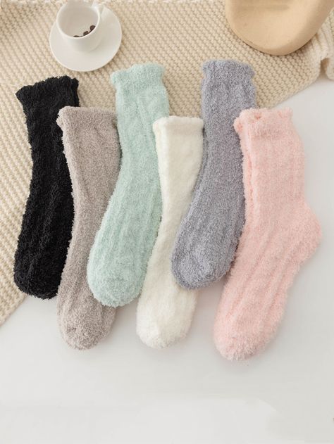 Cute Socks Fluffy, Long Fuzzy Socks, Winter Socks Women, Aesthetic Fuzzy Socks, Fizzy Socks, Fussy Socks, Fluffy Socks Aesthetic, Fuzzy Socks Aesthetic, Fluffy Pjs