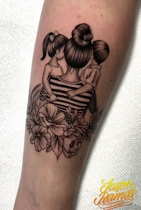 Questioning Reality, Motherhood Tattoos, Tato Flash, Cool Wrist Tattoos, Mom Tattoo Designs, Mommy Tattoos, Muster Tattoos, Mother Tattoos, Tattoo For Son