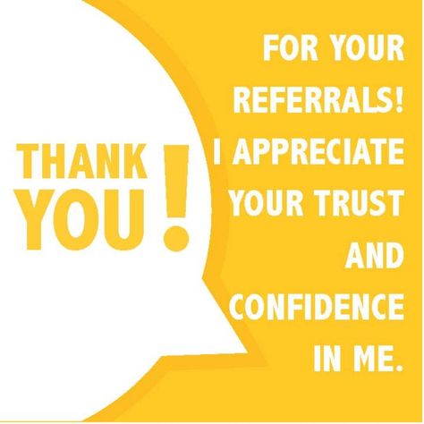 Thank you for sharing your real estate referrals with me! It means the world to me to work with your family and friends. #thankyou Thank You For Your Referral, Real Estate Referrals, Referral Marketing, Marketing Ideas, Family And Friends, Send Me, To Work, Real Estate, Thank You