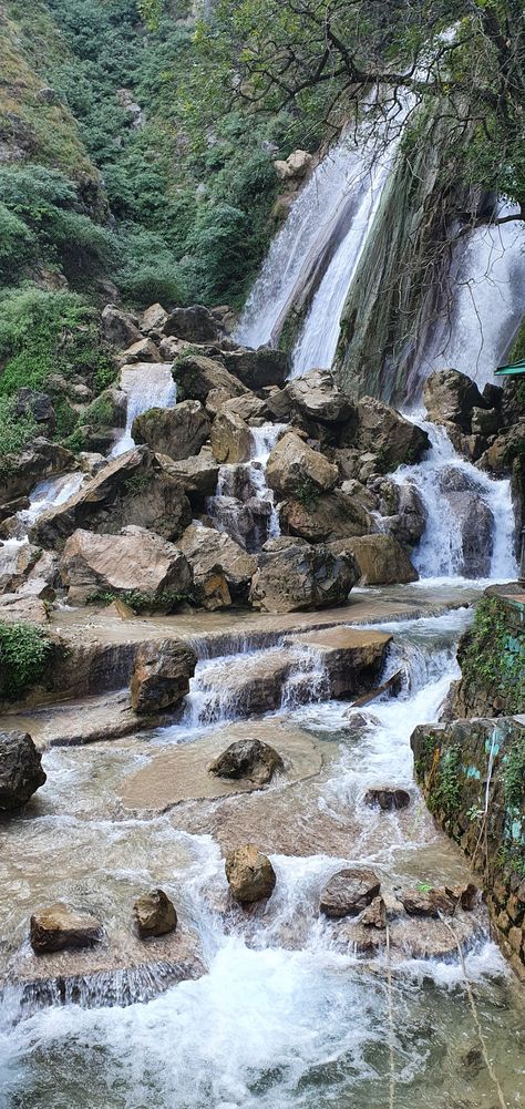 Mussoorie's famous kempty fall Kempty Falls Mussoorie, Mussorie Hills Aesthetic, Mussorie Trip, Mussoorie Snap, Mussoorie Hills, Mussoorie Aesthetic, Mussoorie Photography, Kempty Falls, Mountain Vibes