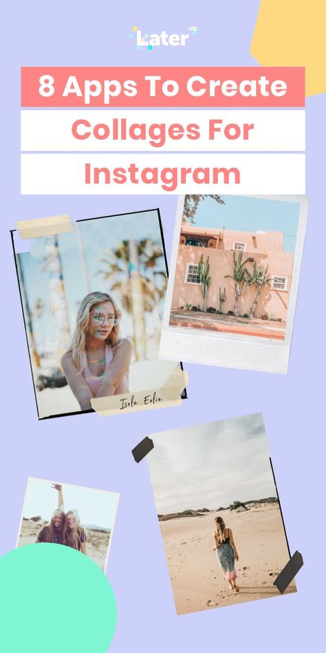 One of the hottest marketing trends of 2019 is creating photo collages on Instagram. Creating Instagram collages can help you grab your audience’s attention, add a unique style to your branded content, and show off more images and videos in less space. Here are 8 of the best apps to create cool collages for Instagram and stay ahead of the trend. Best Collage Maker App, Best Photo Collage Apps, Cool Collages, Collage Maker App, Video Collage App, Best Collage App, Make A Photo Collage, Instagram Apps, Simple Collage