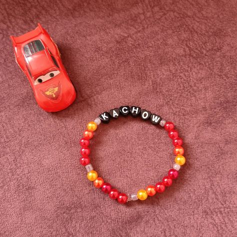 cars bracelet ⚡ ---------------------------- 😭🙏 #dubai #diyjewelry #car #lightningmcqueen #bracelet #handmadejewelry #smallbusiness Formula One Bracelet, Cars Bracelet, F1 Bracelet Ideas, F1 Bracelet, Arts And Crafts For Teens, Bracelet Inspo, Bead Ideas, Beaded Crafts, Bracelet Ideas