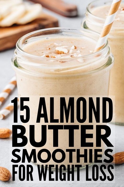 Almond Butter Smoothie Recipes, Nut Butter Smoothie, Low Fat Smoothies, Almond Milk Smoothie Recipes, Low Carb Shakes, Coffee Protein Smoothie, Almond Butter Smoothie, Keto Breakfast Smoothie, Almond Butter Recipes