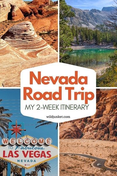 Nevada Road Trip: A detailed 2-week itinerary from Las Vegas! #nevadaroadtrip #lasvegasroadtrip #nevada #travelnevada #visitnevada #nevadaUSA #nevadabucketlist #thingstodonevada Nevada Road Trip, Nevada Travel, Cross Country Road Trip, Usa Travel Guide, Vegas Trip, Las Vegas Trip, American Travel, Road Trip Fun, United States Travel