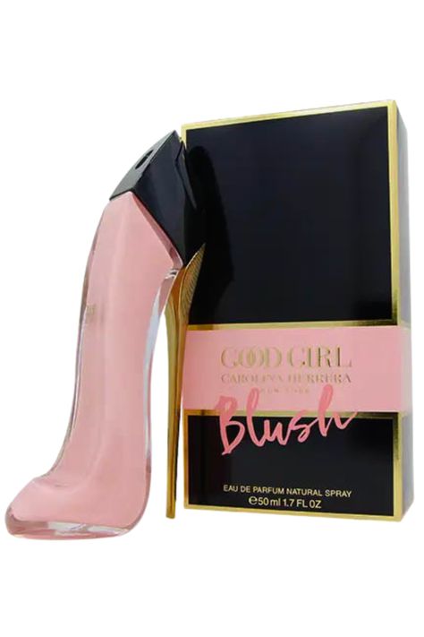 Good Girl Blush by Carolina Herrera is a Chypre Floral fragrance for women. This is a new fragrance. Good Girl Blush was launched in 2023. Good Girl Blush was created by Quentin Bisch, Shyamala Maisondieu and Christophe Raynaud. Top notes are Bergamot and Bitter Almond; middle notes are Peony and Ylang-Ylang; base notes are Vanilla and Coumarin. Carolina Herrera Good Girl Blush, Good Girl Blush, Good Girl Perfume, Gift Wishlist, Perfume Sample, Perfume Samples, Good Girl, Carolina Herrera, Pink Girl