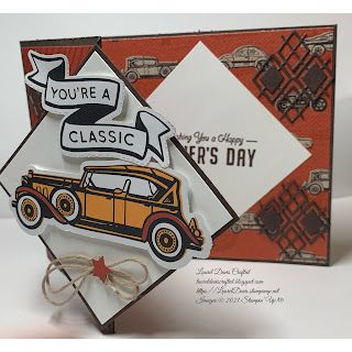 September Holidays, Hand Crafted Cards, Car Themes, June 2022, Fancy Folds, Fun Fold Cards, Holiday Catalog, Masculine Cards, Folded Cards