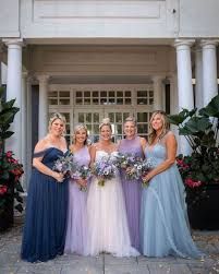 Lavender Wedding Theme, Lavender Wedding Flowers, Lavender Bridesmaid, Lavender Bridesmaid Dresses, Grey Bridesmaids, Dusty Rose Wedding, Pale Lavender, Bella Bridesmaid, Grey Bridesmaid Dresses