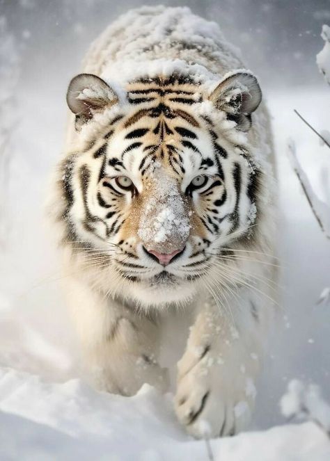 White Tiger Photography, Tiger Photography, Cat Diary, Tiger Artwork, Cutee Animals, Tiger Pictures, Spirit Animal Art, Exotic Cats, Winter Animals