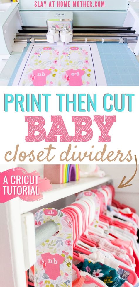 Circuit Nursery Projects, Diy Baby Nursery Decor, Baby Vinyl Projects, Baby Diy Projects Nursery, Cricut Nursery Projects, Cricut Nursery Decor, Diy Nursery Closet Dividers, Diy Baby Closet, Cricut Baby Shower