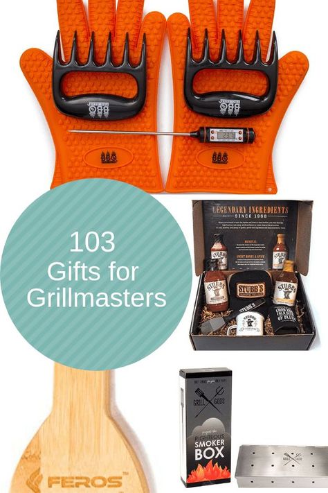 Gifts for the BBQ lover on your list.  #gifts #BBQ #grilling Bbq Gift Ideas, Grill Gift Basket, Trending Christmas Gifts, Bbq Gifts, Special Christmas Gift, Grilling Gifts, Best Bbq, Summer Barbecue, Present Ideas