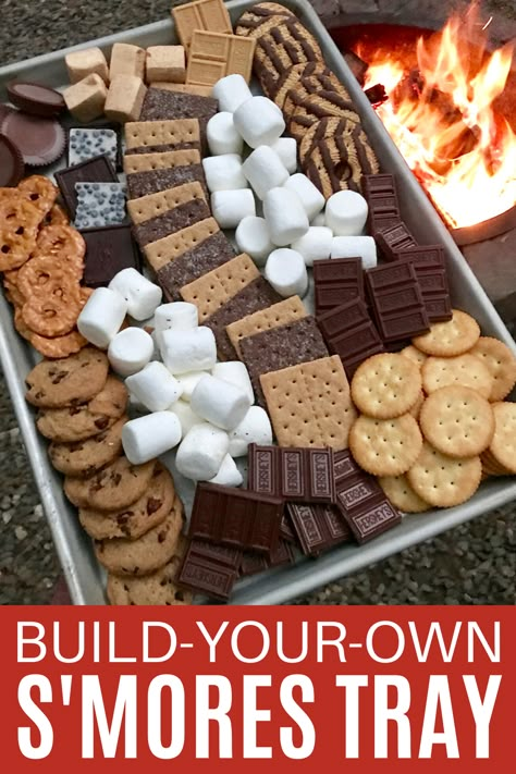 S'mores Tray, Fingerfood Party, Charcuterie Inspiration, Party Food Platters, Campfire Food, Boat Food, Charcuterie And Cheese Board, Charcuterie Recipes, Lake Food