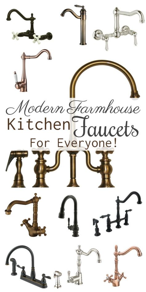 Top picks of kitchen faucets for your kitchen. #KitchenRemodel #KitchenFaucet #FarmhouseStyle #Taps #Faucets Modern Farmhouse Kitchen Faucet, Farm Sink Faucet, Ikea Faucet, Best Kitchen Faucets, Black Kitchen Faucets, Dream Kitchens Design, Modern Farmhouse Kitchen, Best Kitchen Designs, Hus Inspiration