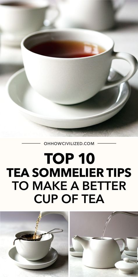 Tea Guide, Hot Tea Recipes, Tea Etiquette, Making Iced Tea, Easy Teas, Afternoon Tea Recipes, Homemade Tea, Iced Tea Recipes, Perfect Cup Of Tea