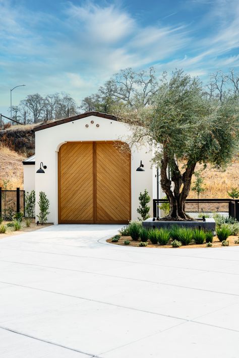 Mediterranean Garage, Rv Garage, Design Homes, Exterior Paint Colors For House, California Design, Architect House, Exterior Paint Colors, Build Your Dream Home, Custom Home Builders