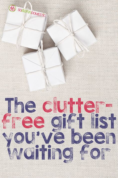 Clutter-Free Gifts - The Ultimate List Consumables Gifts, Clutter Free Gifts, Consumable Gifts, Frugal Christmas Gifts, Diy Gifts Paper, Aka Christmas, Adult Gifts, Frugal Christmas, Waste Free