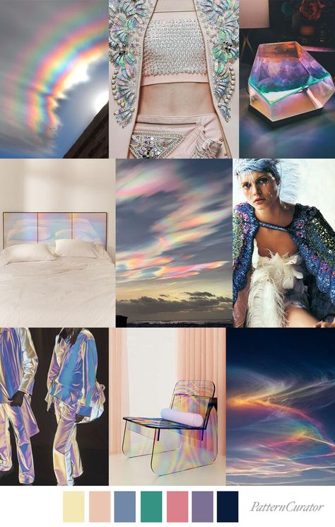 Pattern Curator color, print & pattern trends, concepts, insights and inspiration Fashion Design Inspiration Board, Mood Board Fashion Inspiration, Pattern Curator, Fashion Trending Moodboard, Inspiration Moodboard, Fashion Trend Forecast, Iridescent Color, Textil Design, Color Trends Fashion