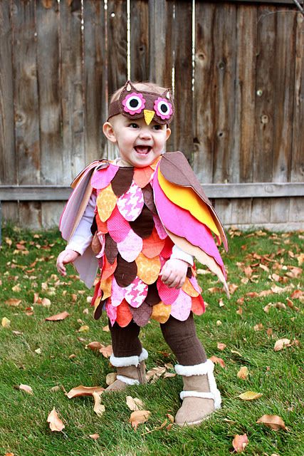 When I have baby kappa of my own?! Owl Halloween Costumes, Carnaval Diy, Costumes Faciles, Costume Homemade, Diy Fantasia, Crazy Owl, Owl Ears, Owl Mask, Owl Costume