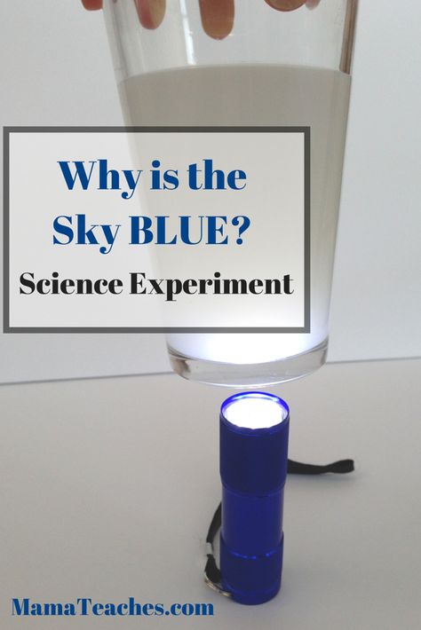 Why Is The Sky Blue, Science Experiments Videos, Light Experiments, Science Experiment For Kids, Light Science, Classroom Science, Experiment For Kids, Kid Experiments, Earth And Space Science