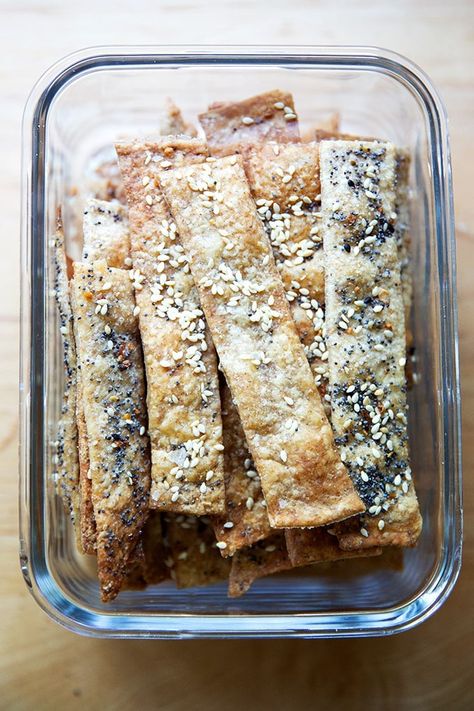 Easy Sourdough Discard Crackers | Alexandra's Kitchen Sourdough Discard Crackers, Discard Crackers, Sourdough Crackers, King Arthur Flour Recipes, Sourdough Starter Discard Recipe, Easy Sourdough, Discard Recipes, Sour Dough, Sourdough Discard