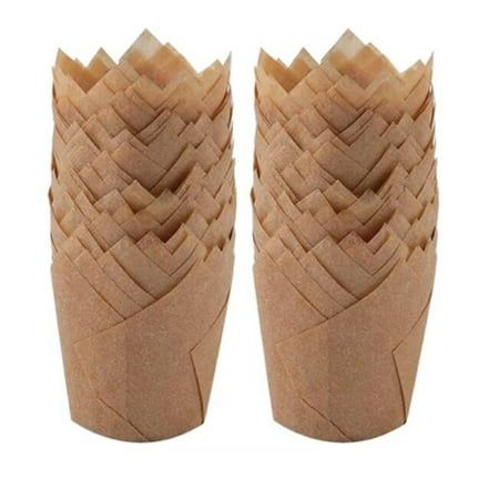 200pcs Cupcake Liners Liners Cupcake Paper Baking Cup Holder For Wedding Birthday Party Standard Size(brown) Features: Made of greaseproof paper, which resists up to 425F/ 220C, oven and environment-friendly. , no odor, no fading, no sticking, wrapping paper is easy to when eating muffins. Our Style Baking Cups has a bottom that is 2" in diameter. This means that will fit into a standard /cupcake pan. Suitable for cupcakes or muffins, use with a pan, or with a pleated ridge cups as a base, place Polka Dot Cupcakes, Rustic Cupcakes, Mini Baking, Cupcake Paper, Cake Liner, Pastel Cupcakes, Muffin Liners, Cupcake In A Cup, Cupcake Pan